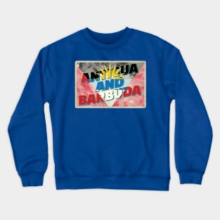 Antigua and Barbuda Vintage style retro souvenir Crewneck Sweatshirt